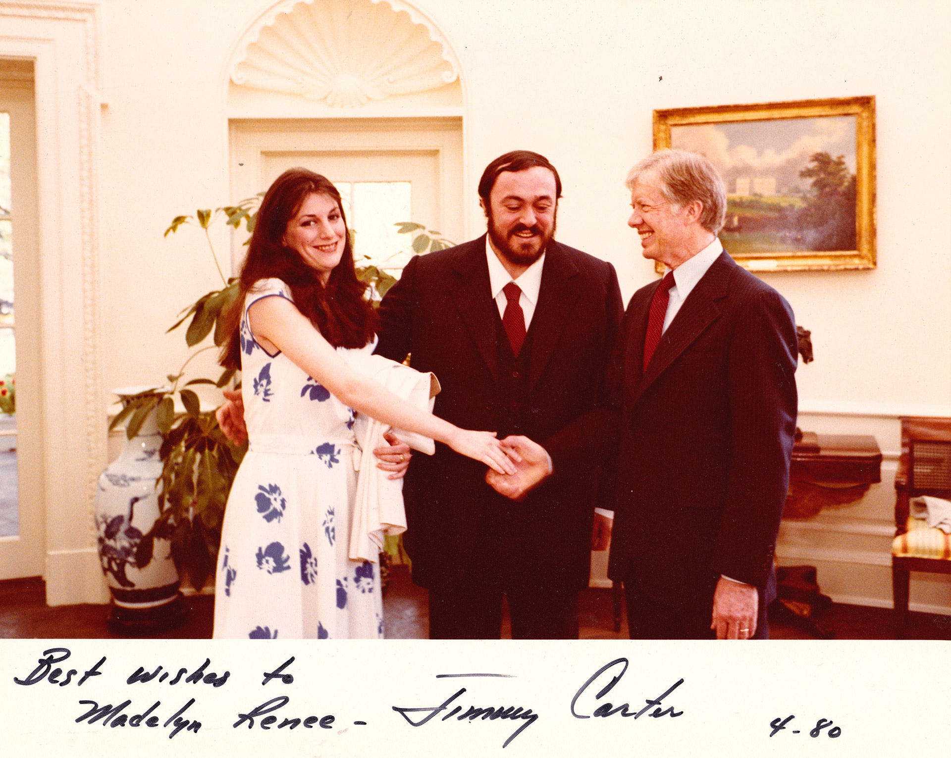 Oval office with president Carter